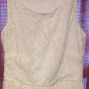 Forever 21 white dress size Medium